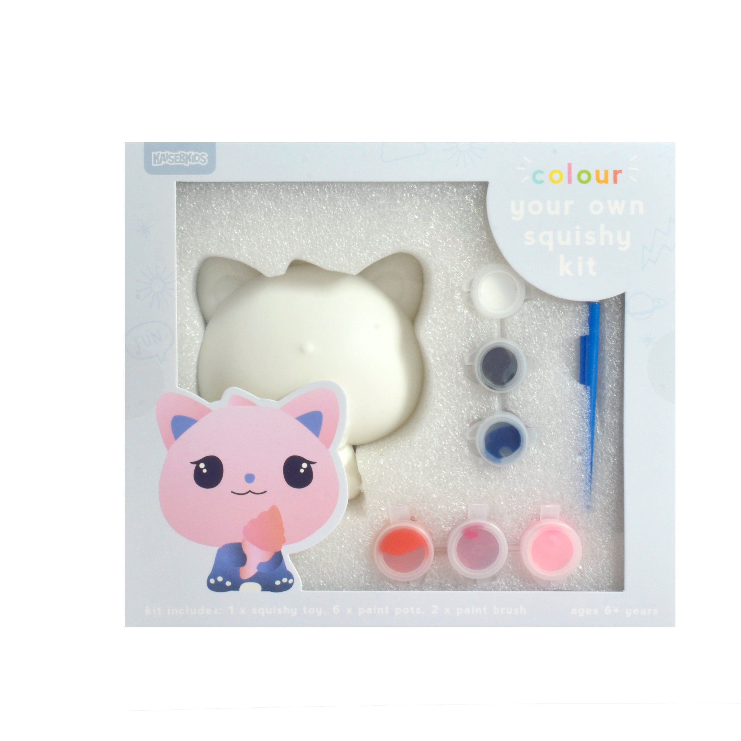 Colour your Own Squishies Kit - CAT
